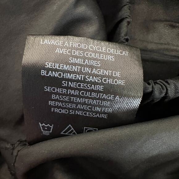 Zine Windbreaker Jacket WMN XXL Black Long Sleeve 100% Polyester Hooded Full Zip - Picture 6 of 6